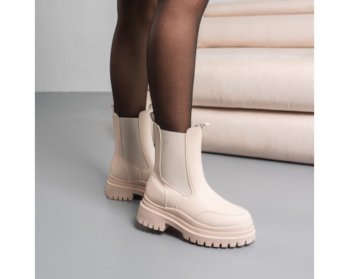 Ботинки женские Fashion Camie 3803 40 размер 25,5 см Бежевый Ботинки женские Fashion Camie 3803 40 размер 25,5 см Бежевый