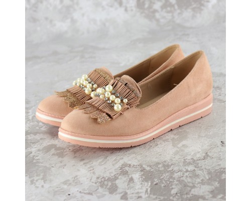 Слиперы женские Fashion Pearl 1038 37 размер 23 см Пудра Слиперы женские Fashion Pearl 1038 37 размер 23 см Пудра