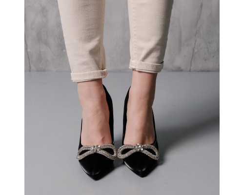 Женские туфли Fashion Bow 3988 40 размер 25,5 см Черный Женские туфли Fashion Bow 3988 40 размер 25,5 см Черный