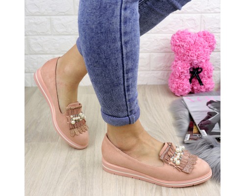 Слиперы женские Fashion Pearl 1038 37 размер 23 см Пудра Слиперы женские Fashion Pearl 1038 37 размер 23 см Пудра