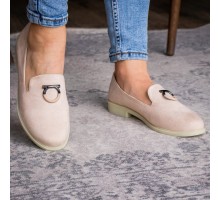 Слиперы женские Fashion Muffin 1871 37 размер 24 см Бежевый