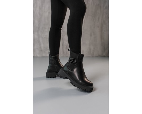 Ботинки женские зимние Fashion Peach 3815 40 размер 25,5 см Черный Ботинки женские зимние Fashion Peach 3815 40 размер 25,5 см Черный