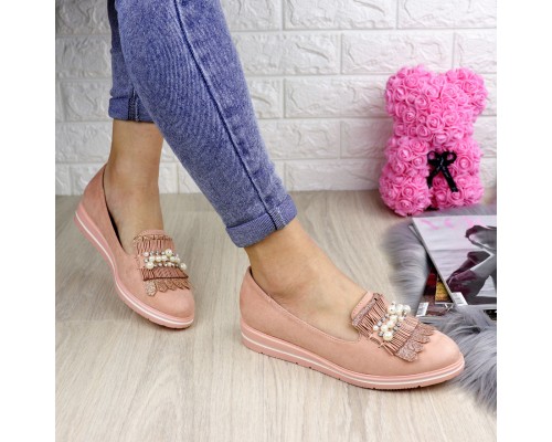 Слиперы женские Fashion Pearl 1038 37 размер 23 см Пудра Слиперы женские Fashion Pearl 1038 37 размер 23 см Пудра