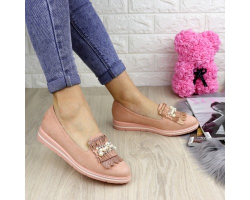 Слиперы женские Fashion Pearl 1038 37 размер 23 см Пудра Слиперы женские Fashion Pearl 1038 37 размер 23 см Пудра