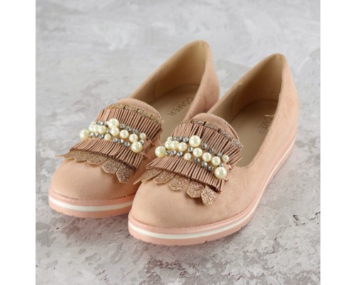Слиперы женские Fashion Pearl 1038 37 размер 23 см Пудра Слиперы женские Fashion Pearl 1038 37 размер 23 см Пудра