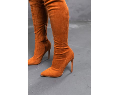 Ботфорты женские Fashion Wasp 3363 36 размер 23,5 см Горчичный Ботфорты женские Fashion Wasp 3363 36 размер 23,5 см Горчичный