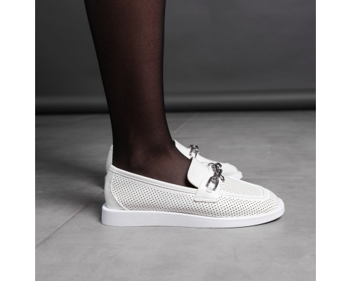 Лоферы женские Fashion Halsey 3576 39 размер 25 см Белый Лоферы женские Fashion Halsey 3576 39 размер 25 см Белый