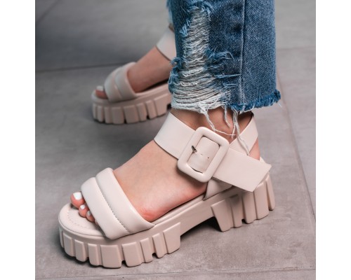 Женские сандалии Fashion Sheba 3636 39 размер 25 см Бежевый Женские сандалии Fashion Sheba 3636 39 размер 25 см Бежевый
