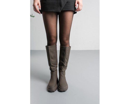 Сапоги женские Fashion Attraction 3852 40 размер 25,5 см Оливковый Сапоги женские Fashion Attraction 3852 40 размер 25,5 см Оливковый