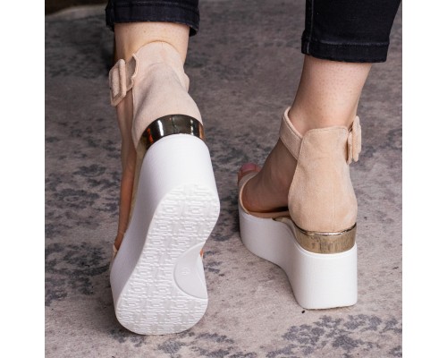 Женские босоножки Fashion Babee 2754 40 размер 25,5 см Бежевый Женские босоножки Fashion Babee 2754 40 размер 25,5 см Бежевый