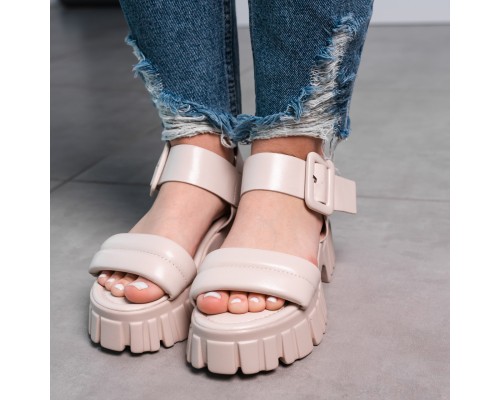 Женские сандалии Fashion Sheba 3636 39 размер 25 см Бежевый Женские сандалии Fashion Sheba 3636 39 размер 25 см Бежевый