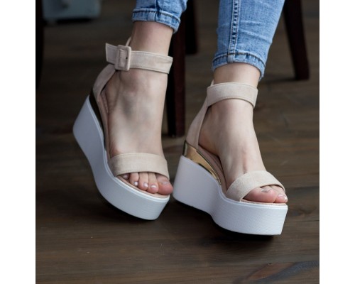 Женские босоножки Fashion Babee 2754 40 размер 25,5 см Бежевый Женские босоножки Fashion Babee 2754 40 размер 25,5 см Бежевый