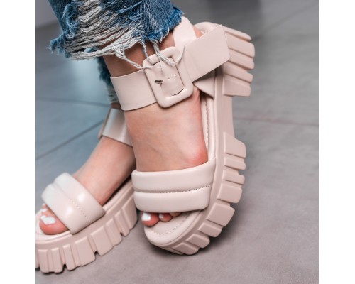 Женские сандалии Fashion Sheba 3636 39 размер 25 см Бежевый Женские сандалии Fashion Sheba 3636 39 размер 25 см Бежевый
