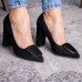 Туфли женские на каблуке Fashion Mugsley 2376 39 размер 25 см Черный