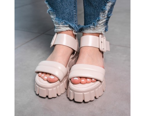 Женские сандалии Fashion Sheba 3636 39 размер 25 см Бежевый Женские сандалии Fashion Sheba 3636 39 размер 25 см Бежевый