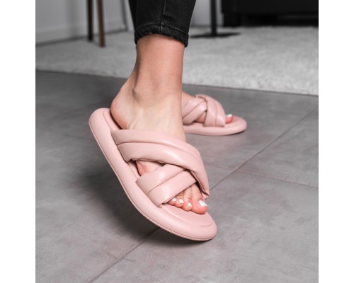 Шлепанцы женские Fashion Sadie 3672 38 размер 24,5 см Бежевый Шлепанцы женские Fashion Sadie 3672 38 размер 24,5 см Бежевый