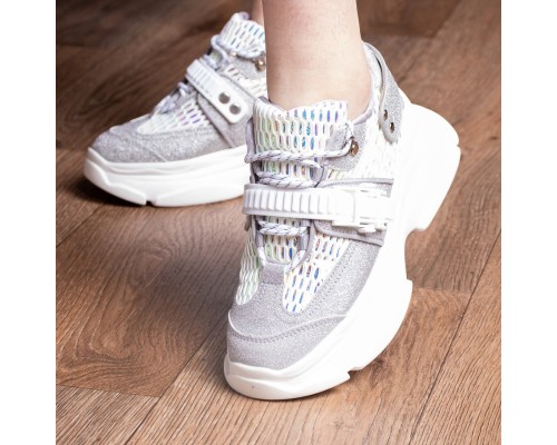 Женские кроссовки Fashion Dorky 1707 38 размер 24 см Серебро Женские кроссовки Fashion Dorky 1707 38 размер 24 см Серебро