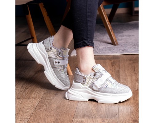 Женские кроссовки Fashion Dorky 1707 38 размер 24 см Серебро Женские кроссовки Fashion Dorky 1707 38 размер 24 см Серебро