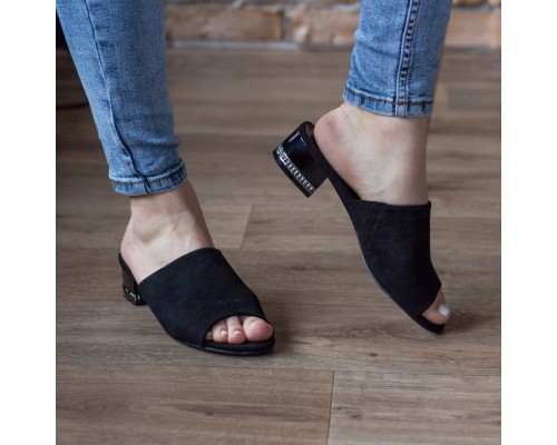 Мюли женские Fashion Enigma 2780 36 размер 23,5 см Черный Мюли женские Fashion Enigma 2780 36 размер 23,5 см Черный