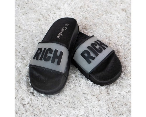 Шлепанцы женские Fashion Roxy 2913 38 размер 24 см Черный Шлепанцы женские Fashion Roxy 2913 38 размер 24 см Черный