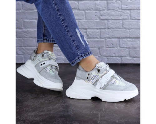 Женские кроссовки Fashion Dorky 1707 38 размер 24 см Серебро Женские кроссовки Fashion Dorky 1707 38 размер 24 см Серебро