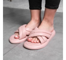 Шлепанцы женские Fashion Sadie 3672 38 размер 24,5 см Бежевый