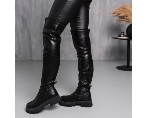 Ботфорты женские зимние Fashion Sleipnir 3886 38 размер 24,5 см Черный Ботфорты женские зимние Fashion Sleipnir 3886 38 размер 24,5 см Черный