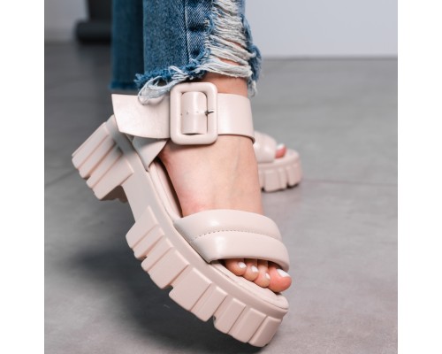 Женские сандалии Fashion Sheba 3636 38 размер 24,5 см Бежевый Женские сандалии Fashion Sheba 3636 38 размер 24,5 см Бежевый
