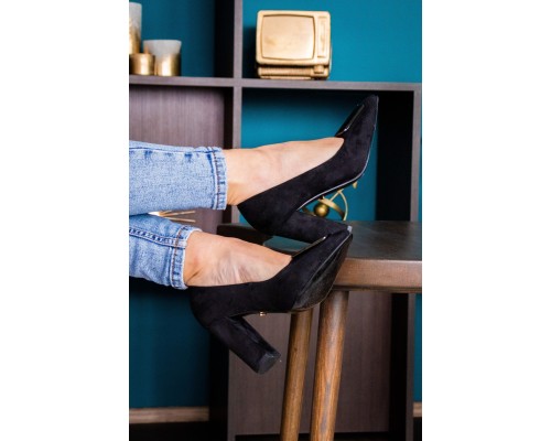 Туфли женские на каблуке Fashion Mugsley 2376 39 размер 25 см Черный Туфли женские на каблуке Fashion Mugsley 2376 39 размер 25 см Черный