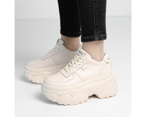 Кроссовки женские Fashion Darius 3904 40 размер 24,5 см Бежевый Кроссовки женские Fashion Darius 3904 40 размер 24,5 см Бежевый