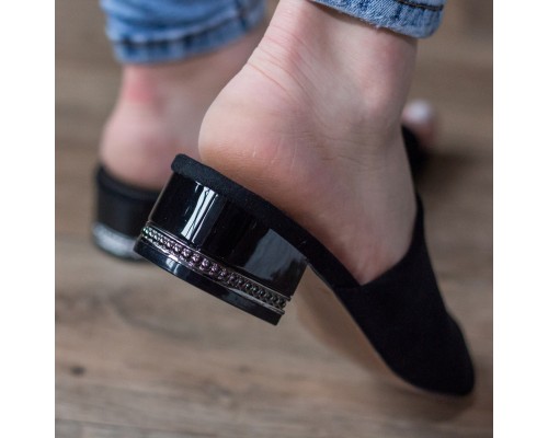 Мюли женские Fashion Enigma 2780 36 размер 23,5 см Черный Мюли женские Fashion Enigma 2780 36 размер 23,5 см Черный