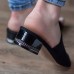 Мюли женские Fashion Enigma 2780 36 размер 23,5 см Черный