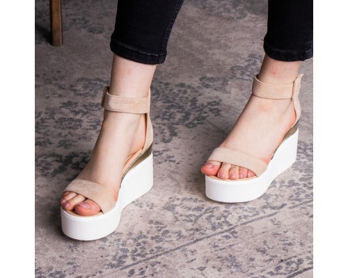 Женские босоножки Fashion Babee 2754 40 размер 25,5 см Бежевый Женские босоножки Fashion Babee 2754 40 размер 25,5 см Бежевый