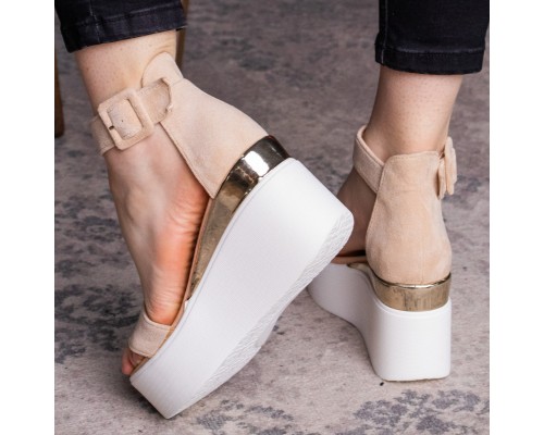 Женские босоножки Fashion Babee 2754 40 размер 25,5 см Бежевый Женские босоножки Fashion Babee 2754 40 размер 25,5 см Бежевый