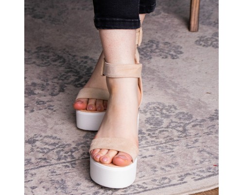 Женские босоножки Fashion Babee 2754 40 размер 25,5 см Бежевый Женские босоножки Fashion Babee 2754 40 размер 25,5 см Бежевый
