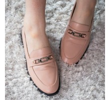 Женские мокасины Fashion Diva 1932 40 размер 25,5 см Бежевый