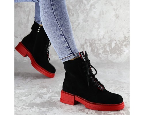 Ботинки женские Fashion Patchy 2140 38 размер 24,5 см Черный Ботинки женские Fashion Patchy 2140 38 размер 24,5 см Черный