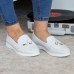 Лоферы женские Fashion Agatha 3138 36 размер 23,5 см Белый