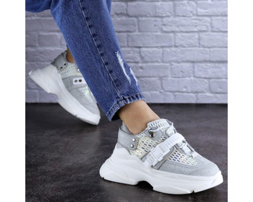 Женские кроссовки Fashion Dorky 1707 38 размер 24 см Серебро Женские кроссовки Fashion Dorky 1707 38 размер 24 см Серебро