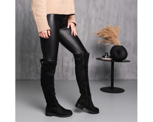 Ботфорты женские зимние Fashion Abu 3890 36 размер 23,5 см Черный Ботфорты женские зимние Fashion Abu 3890 36 размер 23,5 см Черный