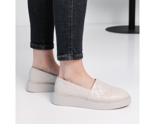 Лоферы женские Fashion Camilla 3895 36 размер 23,5 см Бежевый Лоферы женские Fashion Camilla 3895 36 размер 23,5 см Бежевый