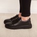 Кеды женские Fashion Nancy 3007 38 размер 24,5 см Черный