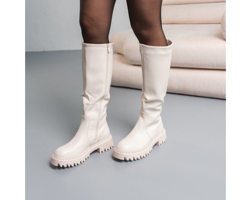 Сапоги женские Fashion Whitney 3839 36 размер 23,5 см Молочный Сапоги женские Fashion Whitney 3839 36 размер 23,5 см Молочный