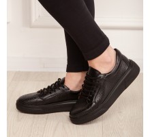 Кеды женские Fashion Nancy 3007 38 размер 24,5 см Черный