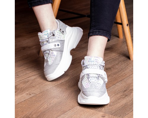 Женские кроссовки Fashion Dorky 1707 39 размер 24,5 см Серебро Женские кроссовки Fashion Dorky 1707 39 размер 24,5 см Серебро