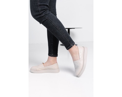 Лоферы женские Fashion Camilla 3895 36 размер 23,5 см Бежевый Лоферы женские Fashion Camilla 3895 36 размер 23,5 см Бежевый
