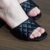 Мюли женские Fashion Kaaisa 2806 37 размер 24 см Черный