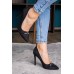 Туфли женские Fashion Becka 2533 38 размер 24,5 см Черный
