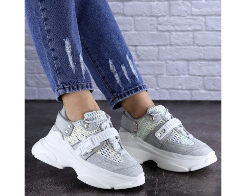 Женские кроссовки Fashion Dorky 1707 39 размер 24,5 см Серебро Женские кроссовки Fashion Dorky 1707 39 размер 24,5 см Серебро
