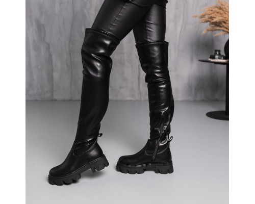 Ботфорты женские зимние Fashion Image 3885 36 размер 23,5 см Черный Ботфорты женские зимние Fashion Image 3885 36 размер 23,5 см Черный